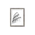 Picture of Colosseum Sketch _GroupedProduct_Rectangle_Portrait_Framed_Matted_