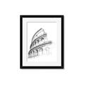 Picture of Colosseum Sketch _GroupedProduct_Rectangle_Portrait_Framed_Matted_