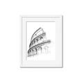 Picture of Colosseum Sketch _GroupedProduct_Rectangle_Portrait_Framed_Matted_