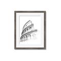 Picture of Colosseum Sketch _GroupedProduct_Rectangle_Portrait_Framed_Matted_