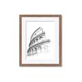 Picture of Colosseum Sketch _GroupedProduct_Rectangle_Portrait_Framed_Matted_