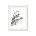 Picture of Colosseum Sketch _GroupedProduct_Rectangle_Portrait_Framed_Matted_