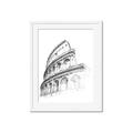 Picture of Colosseum Sketch _GroupedProduct_Rectangle_Portrait_Framed_Matted_
