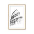 Picture of Colosseum Sketch _GroupedProduct_Rectangle_Portrait_Framed_Matted_