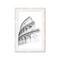 Picture of Colosseum Sketch _GroupedProduct_Rectangle_Portrait_Framed_Matted_
