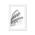 Picture of Colosseum Sketch _GroupedProduct_Rectangle_Portrait_Framed_Matted_