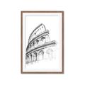 Picture of Colosseum Sketch _GroupedProduct_Rectangle_Portrait_Framed_Matted_
