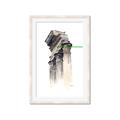 Picture of Columns Sketch _GroupedProduct_Rectangle_Portrait_Framed_Matted_
