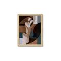 Picture of Colour Block Lady  _GroupedProduct_Rectangle_Portrait_Framed_Matted_