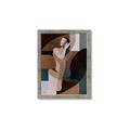 Picture of Colour Block Lady  _GroupedProduct_Rectangle_Portrait_Framed_Matted_