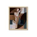 Picture of Colour Block Lady  _GroupedProduct_Rectangle_Portrait_Framed_Matted_