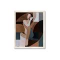 Picture of Colour Block Lady  _GroupedProduct_Rectangle_Portrait_Framed_Matted_