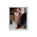 Picture of Colour Block Lady  _GroupedProduct_Rectangle_Portrait_Framed_Matted_