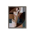 Picture of Colour Block Lady  _GroupedProduct_Rectangle_Portrait_Framed_Matted_
