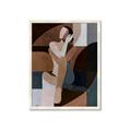 Picture of Colour Block Lady  _GroupedProduct_Rectangle_Portrait_Framed_Matted_