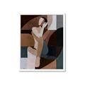 Picture of Colour Block Lady  _GroupedProduct_Rectangle_Portrait_Framed_Matted_