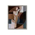 Picture of Colour Block Lady  _GroupedProduct_Rectangle_Portrait_Framed_Matted_