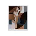 Picture of Colour Block Lady  _GroupedProduct_Rectangle_Portrait_Framed_Matted_