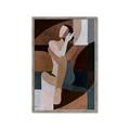 Picture of Colour Block Lady  _GroupedProduct_Rectangle_Portrait_Framed_Matted_