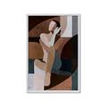 Picture of Colour Block Lady  _GroupedProduct_Rectangle_Portrait_Framed_Matted_