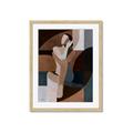 Picture of Colour Block Lady  _GroupedProduct_Rectangle_Portrait_Framed_Matted_