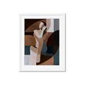 Picture of Colour Block Lady  _GroupedProduct_Rectangle_Portrait_Framed_Matted_
