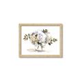 Picture of White Hydrangea in a Vase _GroupedProduct_Rectangle_Landscape_Framed_Matted_
