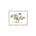 Picture of White Hydrangea in a Vase _GroupedProduct_Rectangle_Landscape_Framed_Matted_