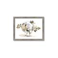 Picture of White Hydrangea in a Vase _GroupedProduct_Rectangle_Landscape_Framed_Matted_