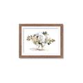 Picture of White Hydrangea in a Vase _GroupedProduct_Rectangle_Landscape_Framed_Matted_