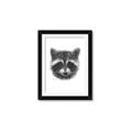 Picture of Raccoon Sketch _GroupedProduct_Rectangle_Portrait_Framed_Matted_