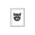 Picture of Raccoon Sketch _GroupedProduct_Rectangle_Portrait_Framed_Matted_