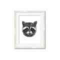 Picture of Raccoon Sketch _GroupedProduct_Rectangle_Portrait_Framed_Matted_