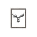 Picture of Moose Sketch _GroupedProduct_Rectangle_Portrait_Framed_Matted_