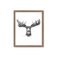Picture of Moose Sketch _GroupedProduct_Rectangle_Portrait_Framed_Matted_