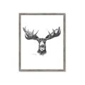 Picture of Moose Sketch _GroupedProduct_Rectangle_Portrait_Framed_Matted_