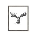 Picture of Moose Sketch _GroupedProduct_Rectangle_Portrait_Framed_Matted_