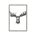 Picture of Moose Sketch _GroupedProduct_Rectangle_Portrait_Framed_Matted_