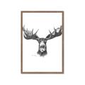 Picture of Moose Sketch _GroupedProduct_Rectangle_Portrait_Framed_Matted_