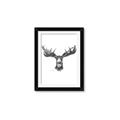 Picture of Moose Sketch _GroupedProduct_Rectangle_Portrait_Framed_Matted_