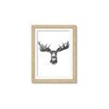 Picture of Moose Sketch _GroupedProduct_Rectangle_Portrait_Framed_Matted_
