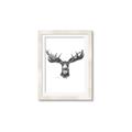 Picture of Moose Sketch _GroupedProduct_Rectangle_Portrait_Framed_Matted_