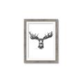 Picture of Moose Sketch _GroupedProduct_Rectangle_Portrait_Framed_Matted_