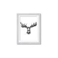Picture of Moose Sketch _GroupedProduct_Rectangle_Portrait_Framed_Matted_