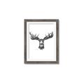 Picture of Moose Sketch _GroupedProduct_Rectangle_Portrait_Framed_Matted_
