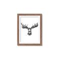 Picture of Moose Sketch _GroupedProduct_Rectangle_Portrait_Framed_Matted_