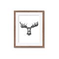 Picture of Moose Sketch _GroupedProduct_Rectangle_Portrait_Framed_Matted_