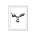 Picture of Moose Sketch _GroupedProduct_Rectangle_Portrait_Framed_Matted_