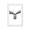 Picture of Moose Sketch _GroupedProduct_Rectangle_Portrait_Framed_Matted_