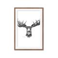 Picture of Moose Sketch _GroupedProduct_Rectangle_Portrait_Framed_Matted_